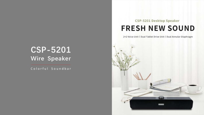 Loa COLORFUL Soundbar CSP-5201 Desktop Speaker 7