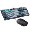 Colorful Gamer Keyboard Mechanical Mouse Set 128 Keys RGB